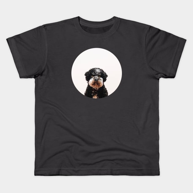 Buster the Havanese Dog Kids T-Shirt by Vin Zzep